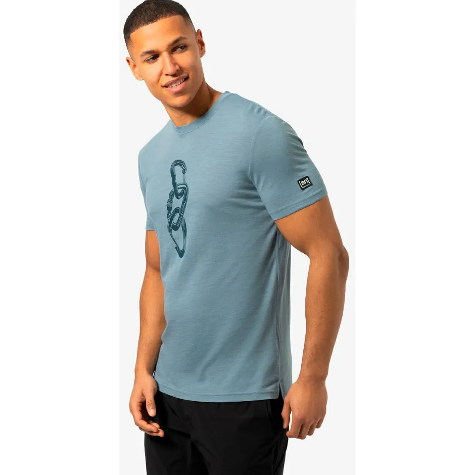 super.natural Alltagsbekleidung|Skibekleidung-- Carabineri Tee - Merinoshirt