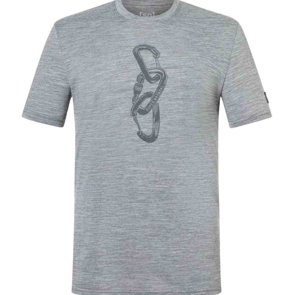 super.natural Alltagsbekleidung|Skibekleidung-- Carabineri Tee - Merinoshirt