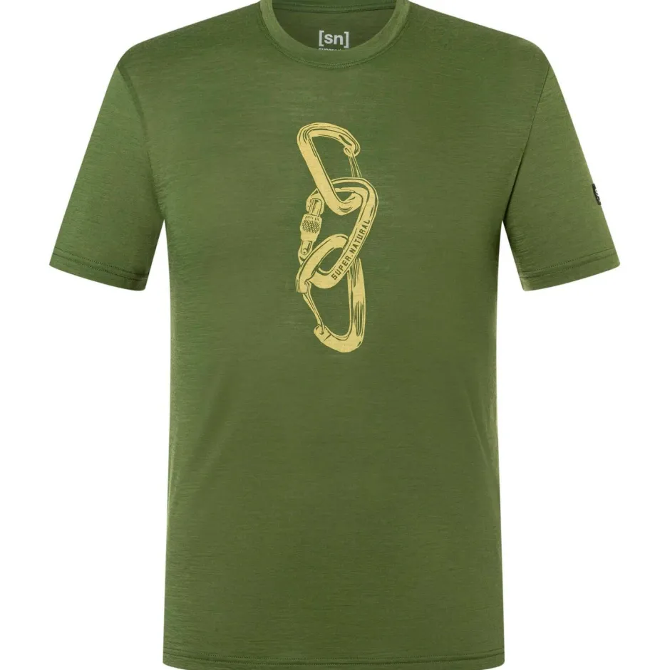 super.natural Alltagsbekleidung|Skibekleidung-- Carabineri Tee - Merinoshirt