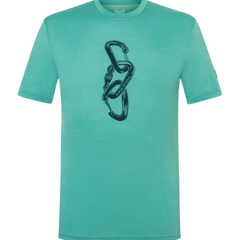 super.natural Alltagsbekleidung|Skibekleidung-- Carabineri Tee - Merinoshirt