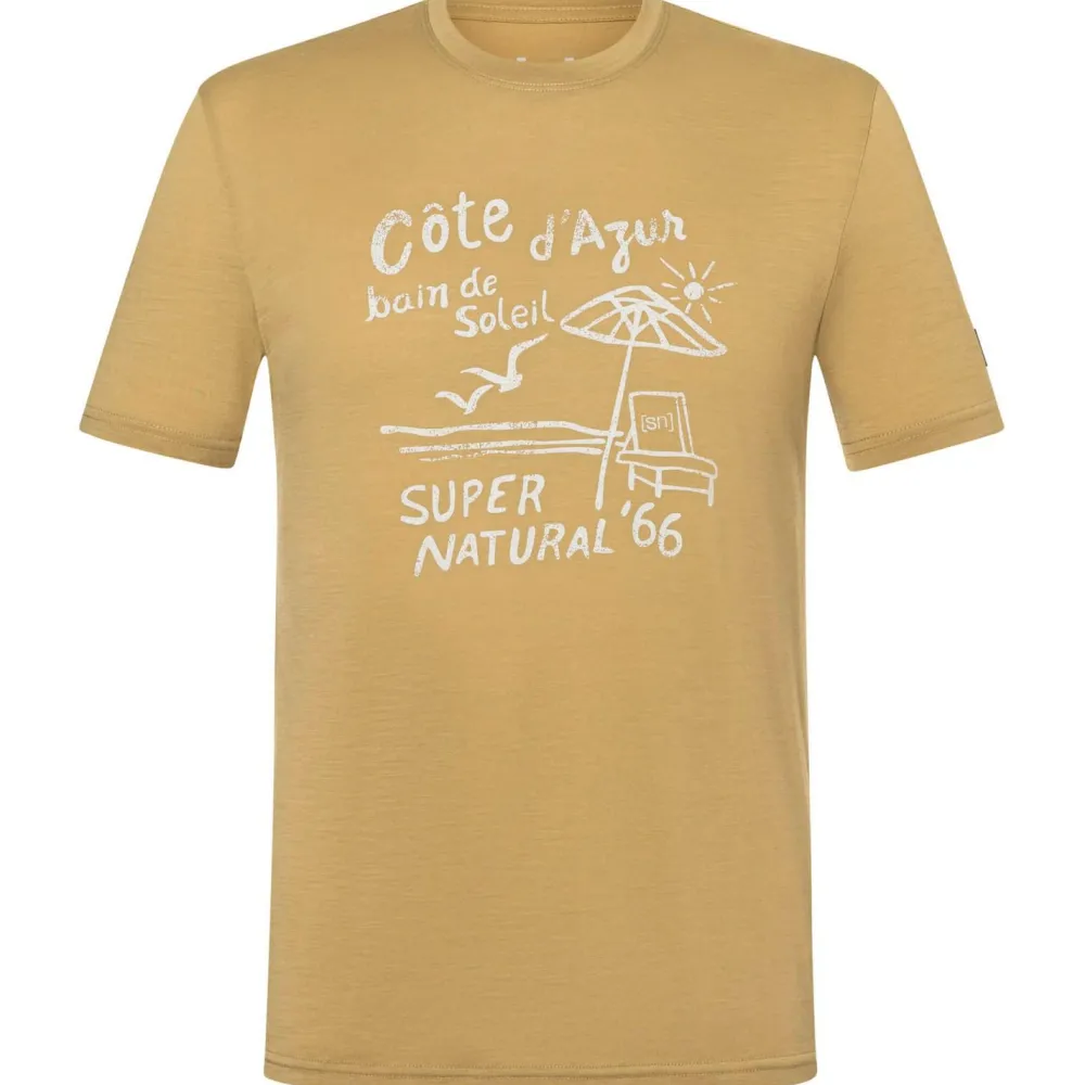 super.natural - Cote D'Azur Tee - Merinoshirt Sale