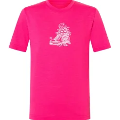 Kinder super.natural - Kid's Flower Sneakers Tee - Merinoshirt
