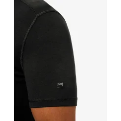 super.natural - Lux Base Tee - Merinounterwäsche Jet Black Hot