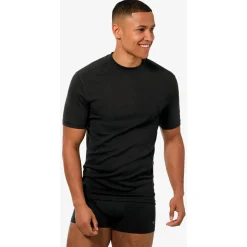 super.natural - Lux Base Tee - Merinounterwäsche Jet Black Hot