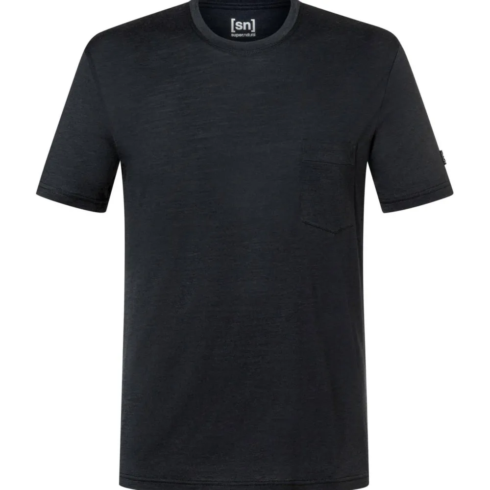 super.natural - Pocket Tee - Merinoshirt Sale