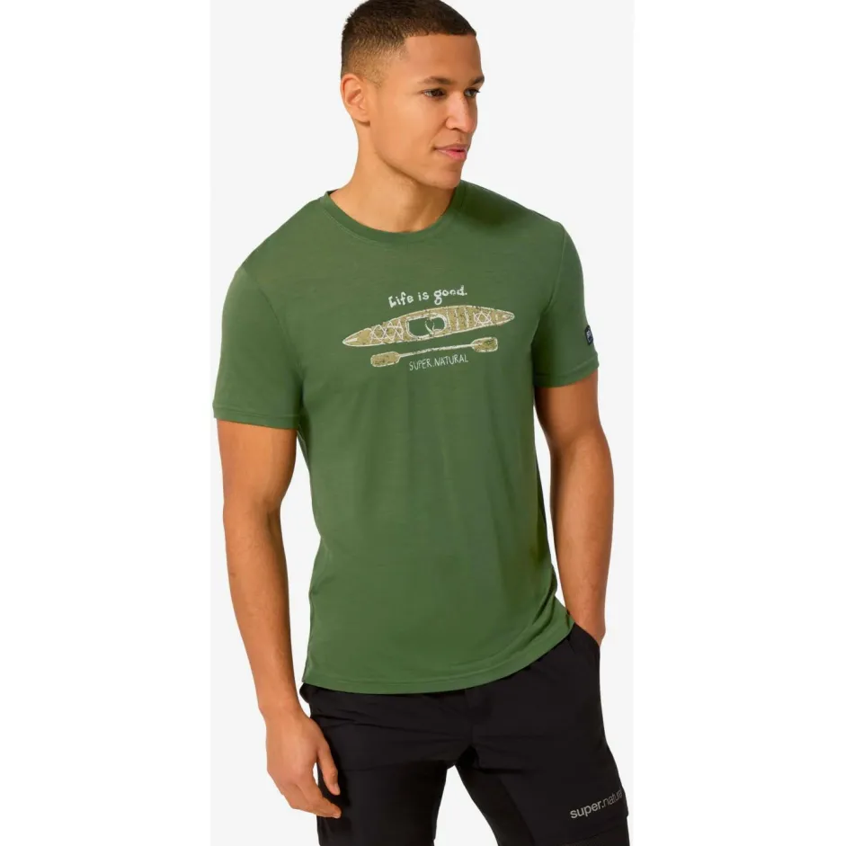 super.natural Wanderbekleidung|Merinounterwäsche-- River Pleasure Tee - Merinoshirt