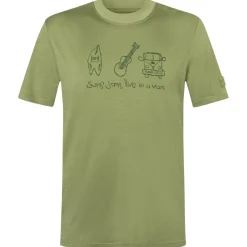 super.natural Wanderbekleidung|Merinounterwäsche-- Van Life Bio Jersey Tee - Merinoshirt