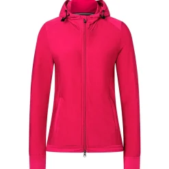 super.natural Trekkingbekleidung|Wanderbekleidung-- Women's Adventure Hooded - Softshelljacke Sangria