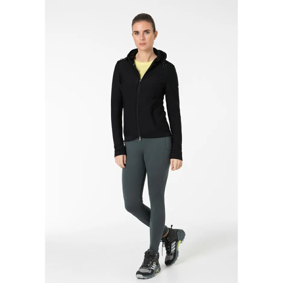 super.natural Trekkingbekleidung|Wanderbekleidung-- Women's Adventure Hooded - Softshelljacke Sangria