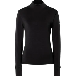 super.natural - Women's B Hot Turtleneck - Longsleeve Jet Black Hot