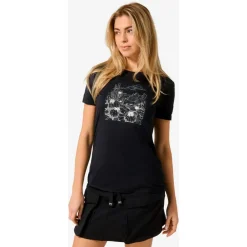 super.natural Wanderbekleidung|Shirts, Hemden & Longsleeves-- Women's Cactus World Bio Jersey Tee - Merinoshirt