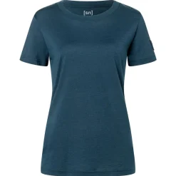 - Woen' Caua Rib Bio Jerey Tee - erinohirt < super.natural