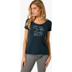 super.natural Alltagsbekleidung|Shirts, Hemden & Longsleeves-- Women's Cote D'Azur Tee - Merinoshirt