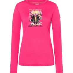 super.natural Wanderbekleidung|Shirts, Hemden & Longsleeves-- Women's Crazy Mouse L/S - Merinoshirt