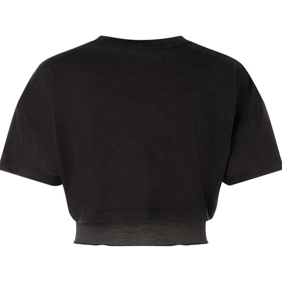 super.natural Alltagsbekleidung|Shirts, Hemden & Longsleeves-- Women's Crop Tee - Merinoshirt