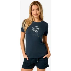 super.natural Wanderbekleidung|T-Shirts-- Women's Edelweiss Bio Jersey Tee - Merinoshirt