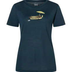 super.natural Alltagsbekleidung|Shirts, Hemden & Longsleeves-- Women's Hot Dog Tee - Merinoshirt