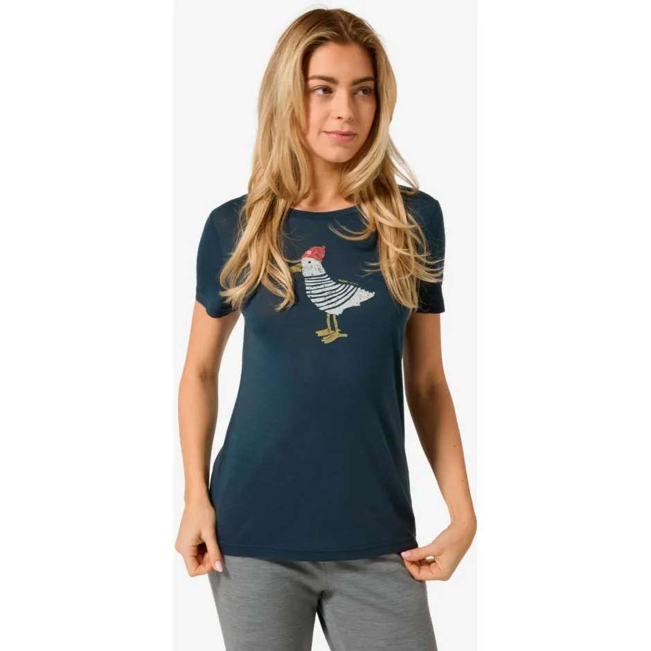 super.natural Alltagsbekleidung|Shirts, Hemden & Longsleeves-- Women's Johnny Tee - Merinoshirt