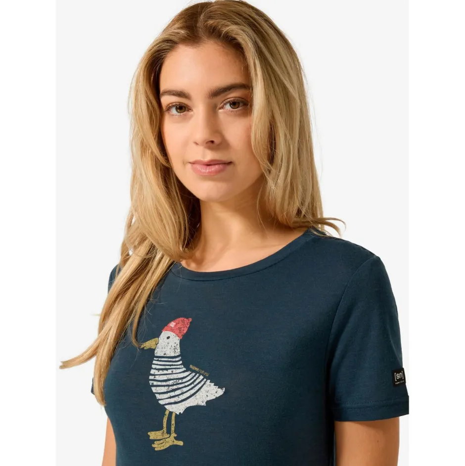 super.natural Alltagsbekleidung|Shirts, Hemden & Longsleeves-- Women's Johnny Tee - Merinoshirt