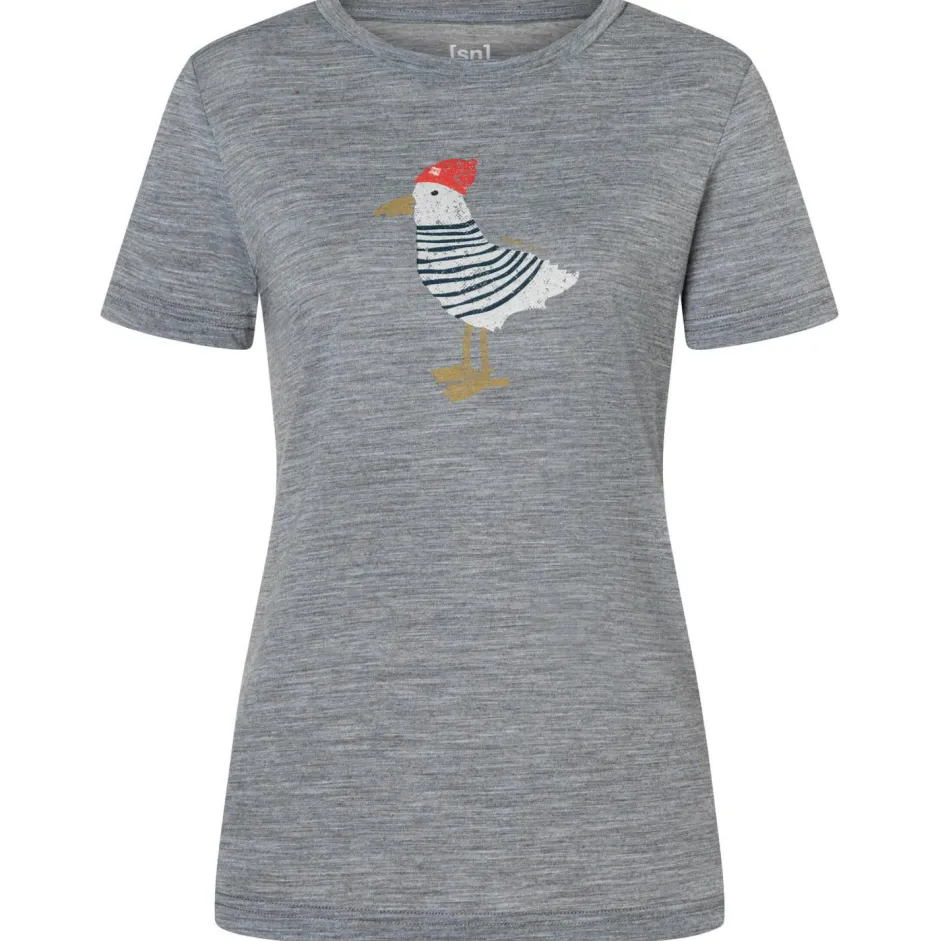 super.natural Alltagsbekleidung|Shirts, Hemden & Longsleeves-- Women's Johnny Tee - Merinoshirt