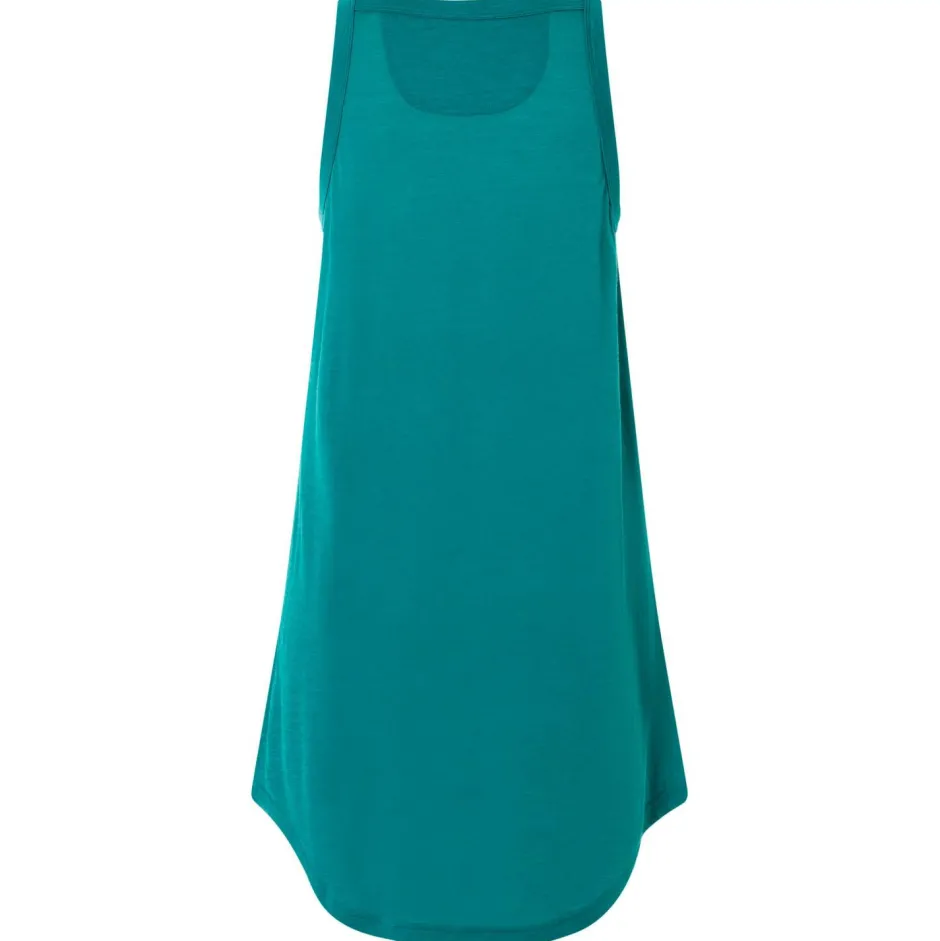 super.natural Alltagsbekleidung-- Women's Little Heartwood Dress - Kleid Pacific / White Stone