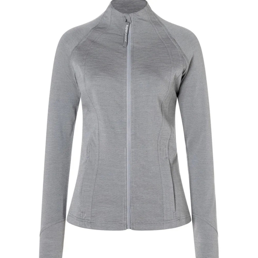 super.natural - Women's Movement Jacket - Merinojacke Cashmere Grey Melange / Jet Black Best