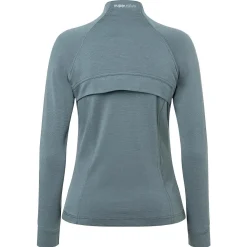 super.natural - Women's Movement Jacket - Merinojacke Cashmere Grey Melange / Jet Black Best