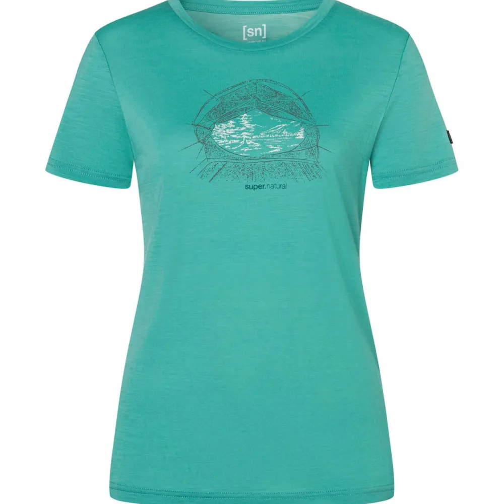 super.natural - Women's Tent View Tee - Merinoshirt Discount