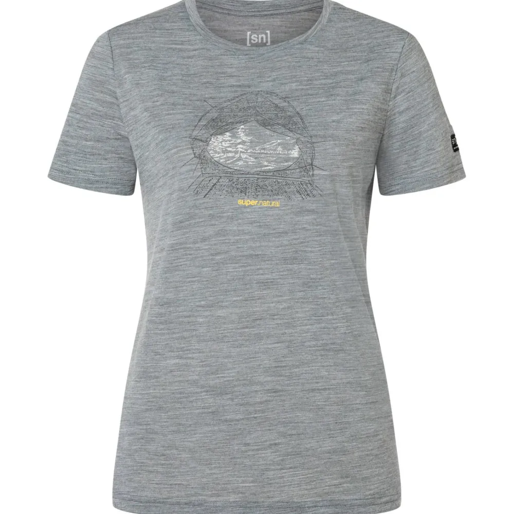 super.natural - Women's Tent View Tee - Merinoshirt Discount