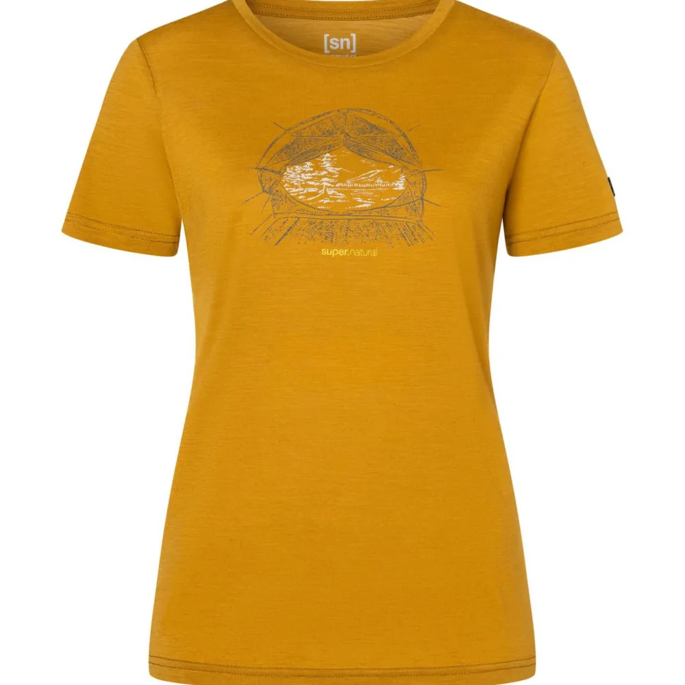 super.natural - Women's Tent View Tee - Merinoshirt Discount