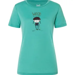 super.natural Alltagsbekleidung|Shirts, Hemden & Longsleeves-- Women's Wood Craftine Tee - Merinoshirt