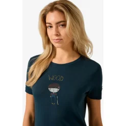 super.natural Alltagsbekleidung|Shirts, Hemden & Longsleeves-- Women's Wood Craftine Tee - Merinoshirt