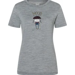 super.natural Alltagsbekleidung|Shirts, Hemden & Longsleeves-- Women's Wood Craftine Tee - Merinoshirt