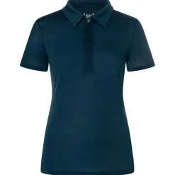 super.natural - Women's Zip Polo - Merinoshirt Discount