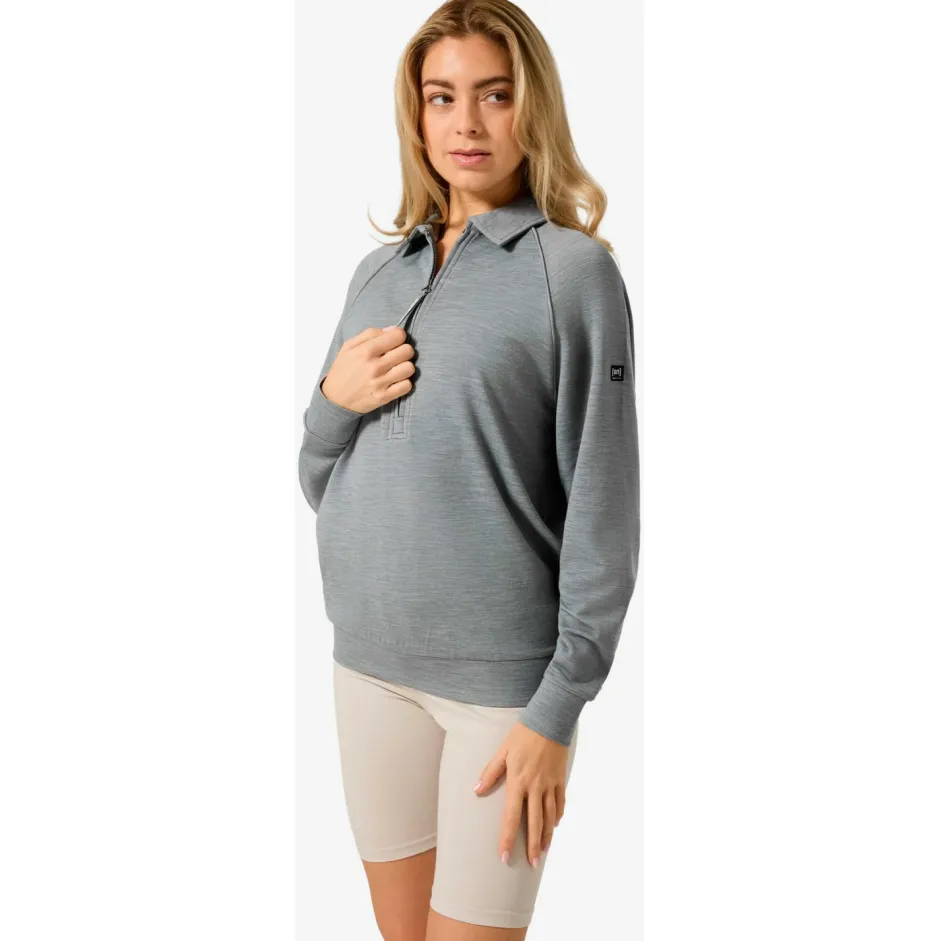 super.natural Alltagsbekleidung|Pullover & Hoodies-- Women's 1/4 Zip Sweater - Pullover
