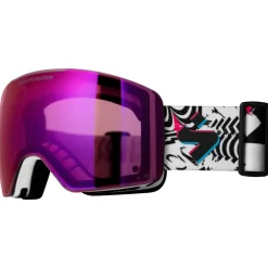 Sweet Protection Ski-Ausrüstung|Skibrillen-- Connor RIG Reflect Block Party S3 VLT 25% - Skibrille Satin White / Block Party
