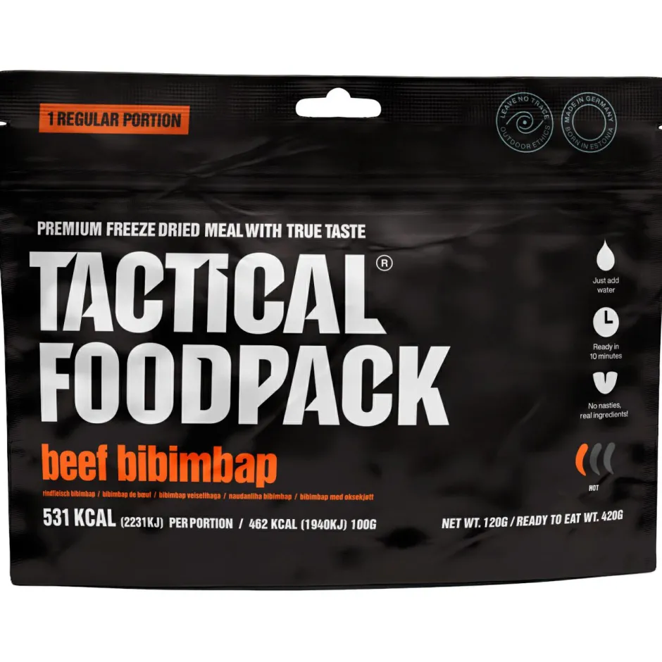 TACTICAL FOODPACK Trekkingausrüstung|Outdoor Lebensmittel-- Beef Bibimbap