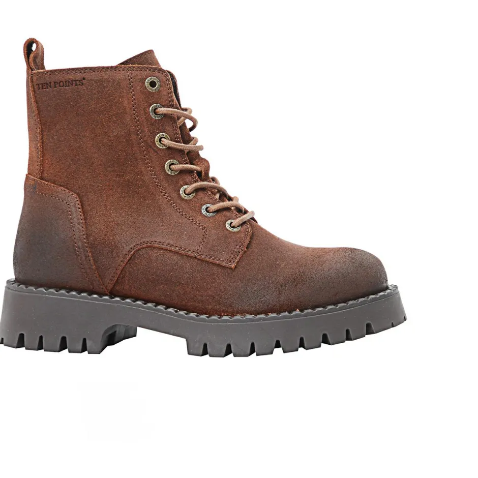 Ten Points Freizeitstiefel-- Women's Penny Lace Suede Boots - Freizeitstiefel