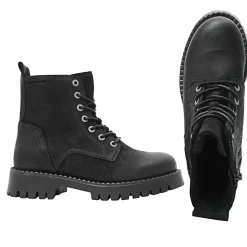 Ten Points Freizeitstiefel-- Women's Penny Lace Suede Boots - Freizeitstiefel