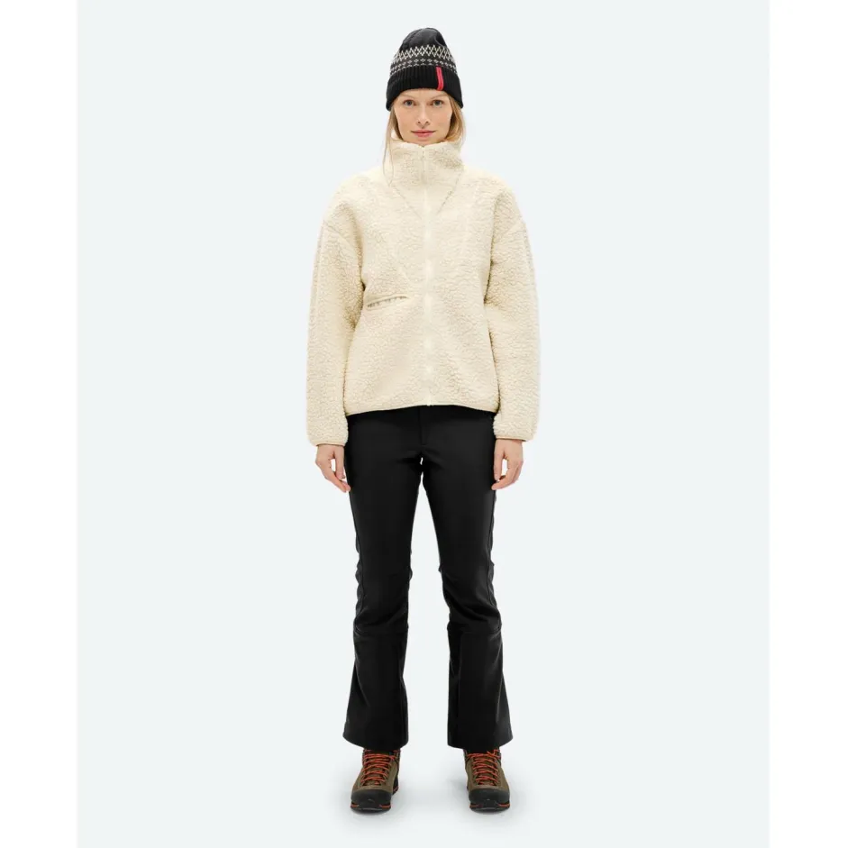 The Mountain Studio Skibekleidung|Jacken-- Women's Soft Wool Pile Jacket - Fleecejacke