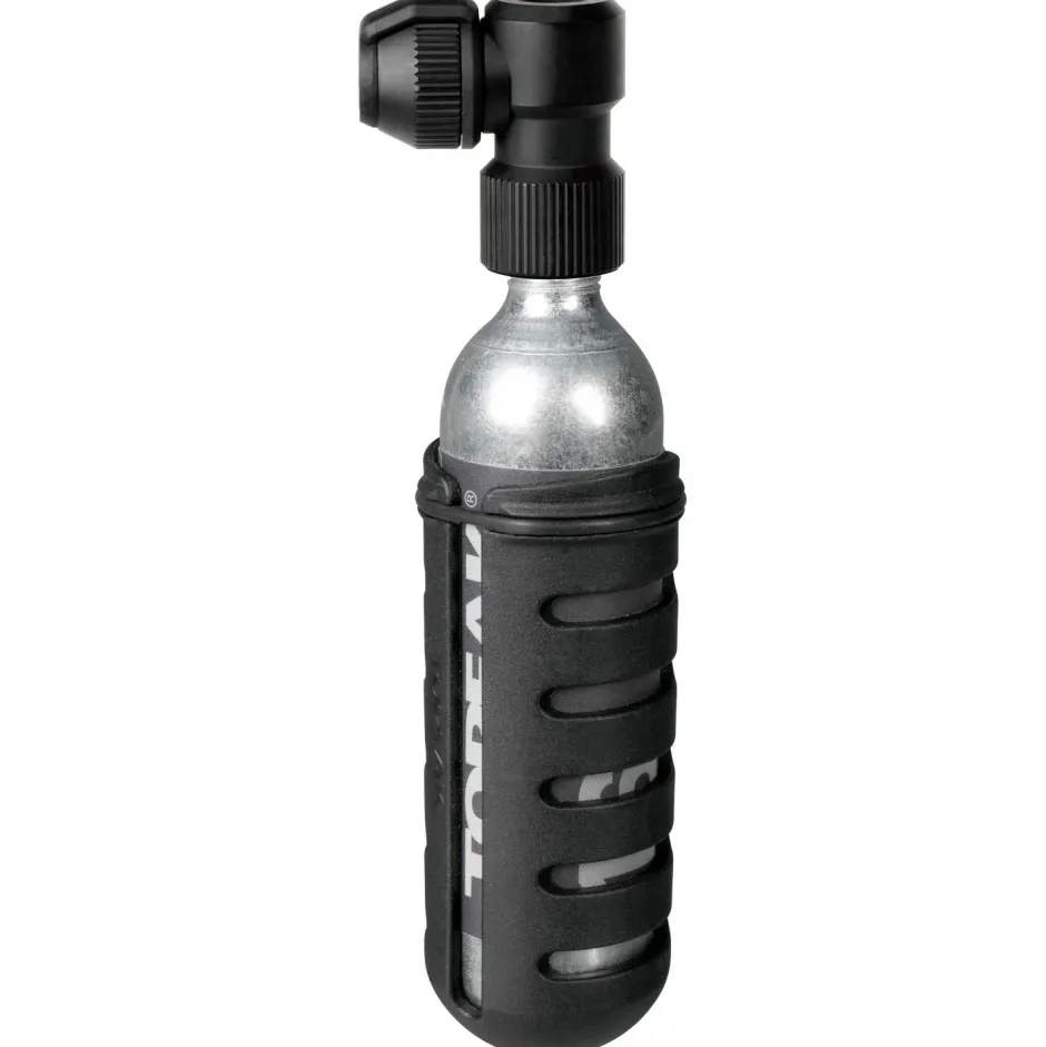 Topeak Fahrradzubehör|Fahrradpumpen-- Nano AirBooster L - CO2-Pumpe Black