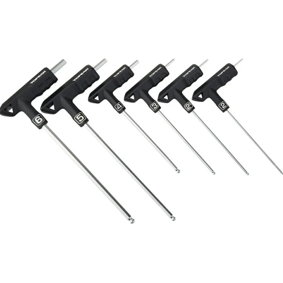 Topeak Fahrradwerkzeuge-- T-Handle DuoHex Wrench Set - Werkzeugset