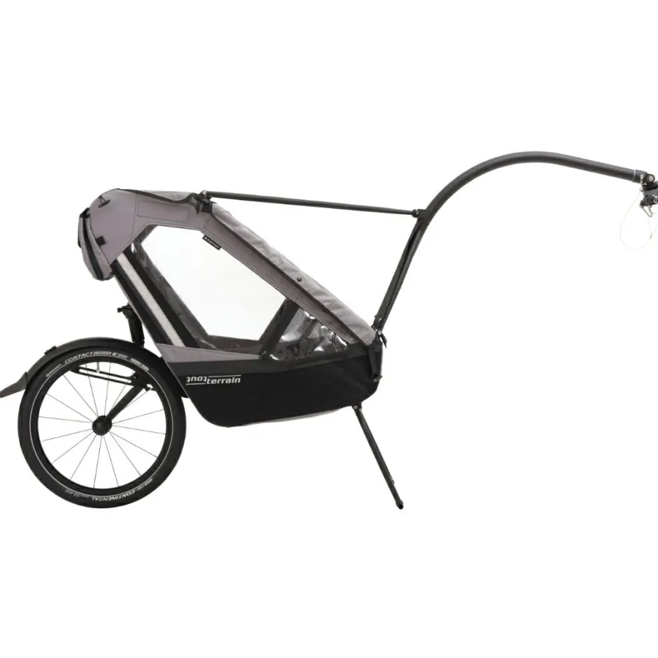 Tout Terrain Fahrradzubehör|Fahrradanhänger-- Singletrailer II Touring - Kinderanhänger Black / Grey