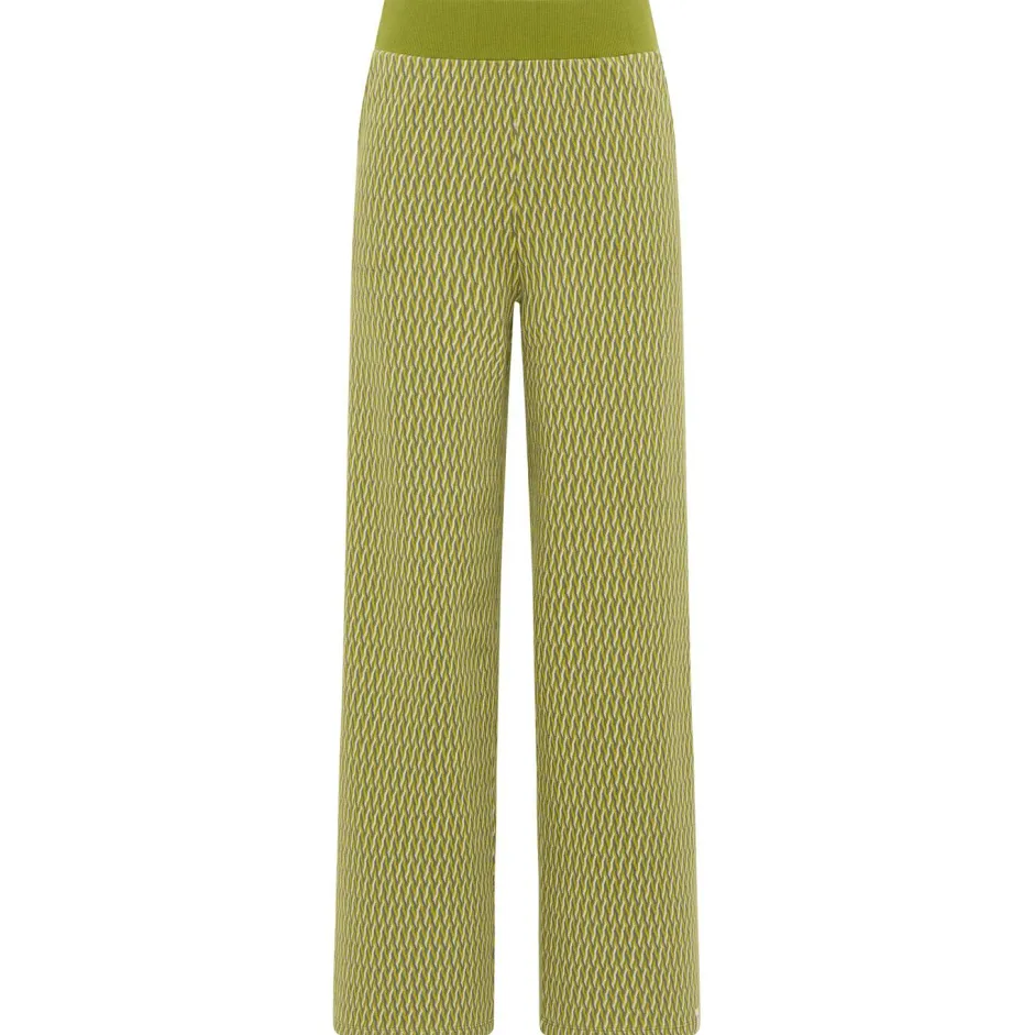Tranquillo Hosen|Alltagsbekleidung-- Women's Gestrickte Hose im Retro-Look - Freizeithose Seaweed