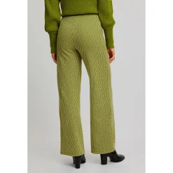 Tranquillo Hosen|Alltagsbekleidung-- Women's Gestrickte Hose im Retro-Look - Freizeithose Seaweed
