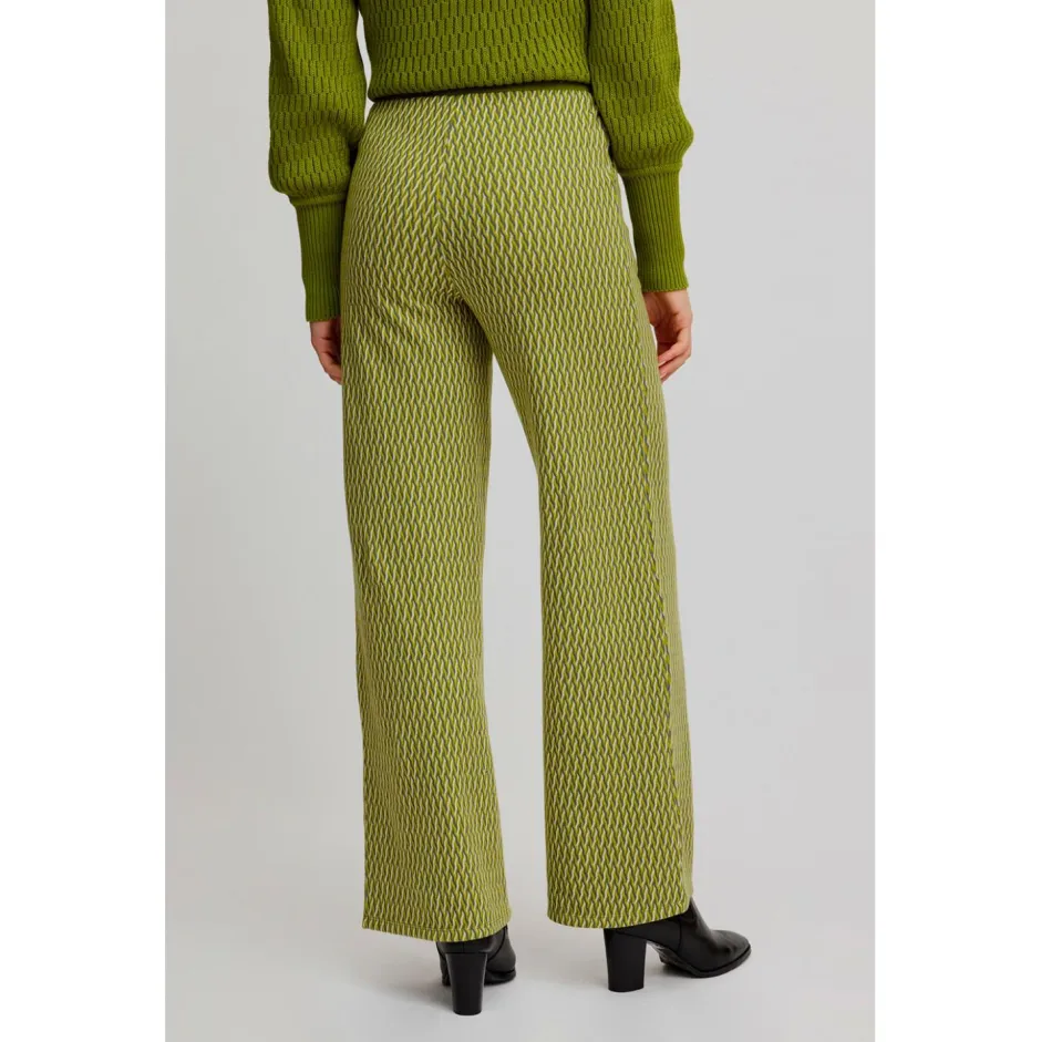 Tranquillo Hosen|Alltagsbekleidung-- Women's Gestrickte Hose im Retro-Look - Freizeithose Seaweed