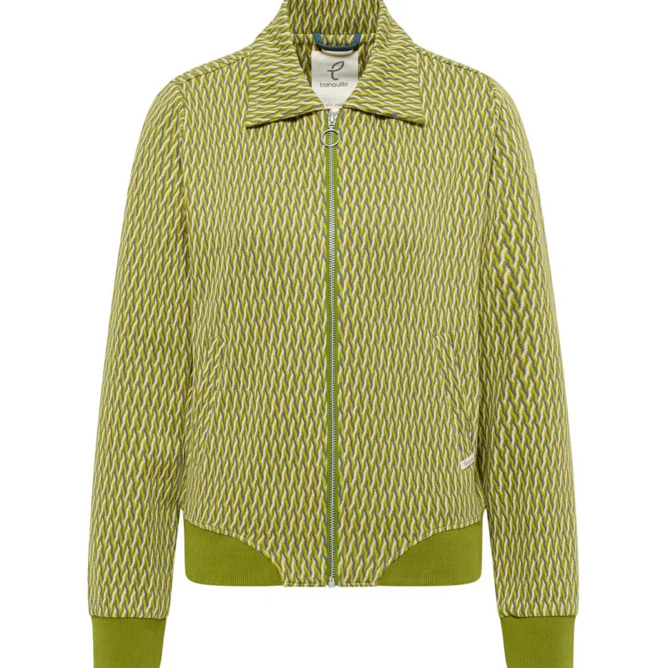 Tranquillo - Woen' Getrickte Jacke i Retro-ook - Freizeitjacke