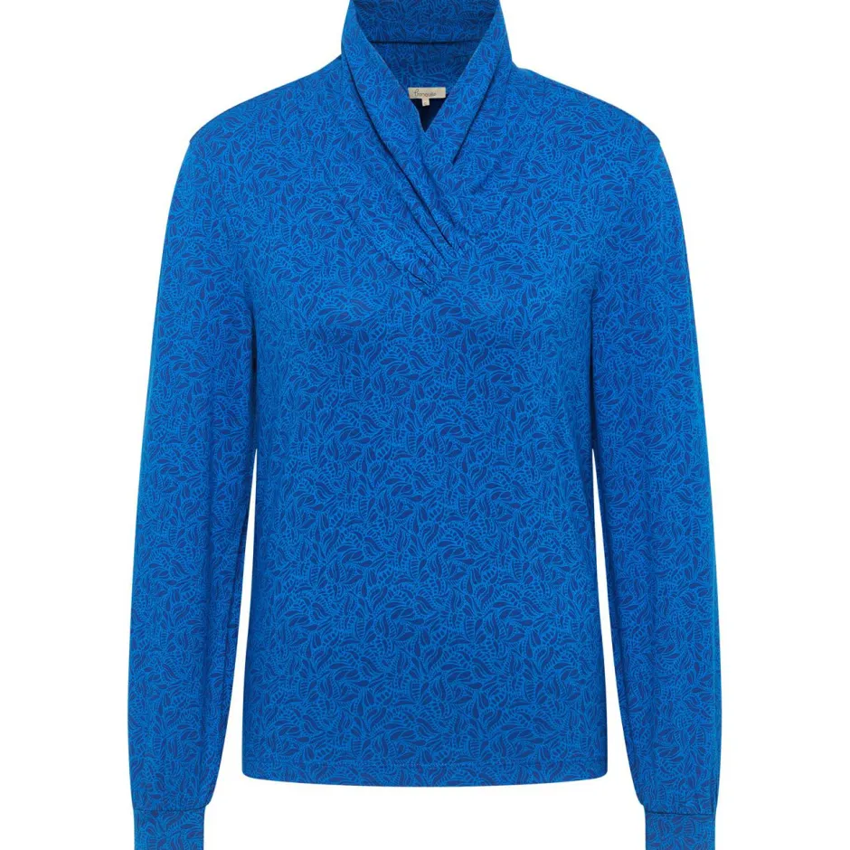 Tranquillo Shirts, Hemden & Longsleeves|Alltagsbekleidung-- Women's Jersey-Shirt mit Kragen - Longsleeve
