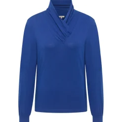 Tranquillo Shirts, Hemden & Longsleeves|Alltagsbekleidung-- Women's Jersey-Shirt mit Kragen - Longsleeve