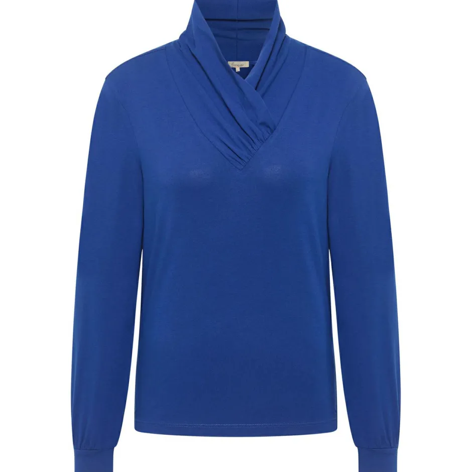 Tranquillo Shirts, Hemden & Longsleeves|Alltagsbekleidung-- Women's Jersey-Shirt mit Kragen - Longsleeve